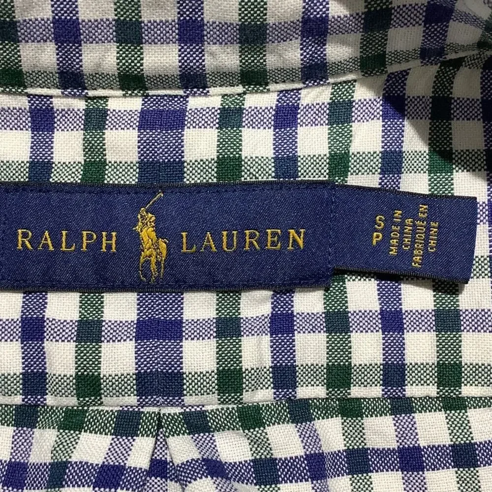 Polo Ralph Lauren Plaid Button Up Shirt Men’s Size Large—Preppy, Office, Classic